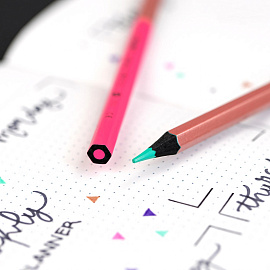 Карандаши цветные Milan Copper 6 карандашей 6 цветов шестигранные