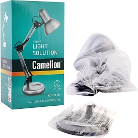 Светильник настольный Camelion KD-313 серебристый (13641)