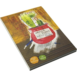 Альбом для акварели Kroyter Flower А4 40 листов