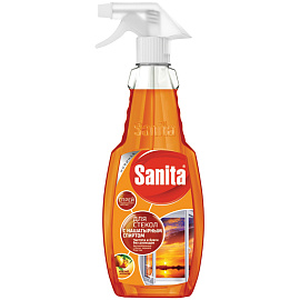 Средство для стекол и зеркал Sanita 500 мл (с нашатырным спиртом)