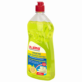 Средство для мытья посуды 1 кг, LAIMA PROFESSIONAL, концентрат, "Лимон", 602300 фото Средство для мытья посуды 1 кг, LAIMA PROFESSIONAL, концентрат, "Лимон", 602300