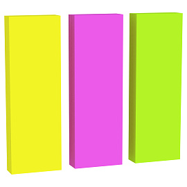 Флажки-закладки Berlingo "Ultra Sticky", 25*75мм, 100л*3 неоновых цвета, европодвес