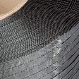 Стреппинг лента полипропиленовая серая 12x0.5 мм длина 3000 м