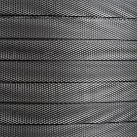 Стреппинг лента полипропиленовая серая 19x1 мм длина 1000 м