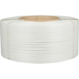 Стреппинг лента полипропиленовая белая 12x0.5 мм длина 3000 м