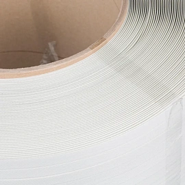 Стреппинг лента полипропиленовая белая 12x0.5 мм длина 3000 м