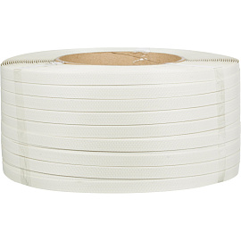 Стреппинг лента полипропиленовая белая 19x1 мм длина 1000 м