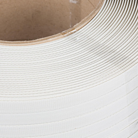 Стреппинг лента полипропиленовая белая 19x1 мм длина 1000 м