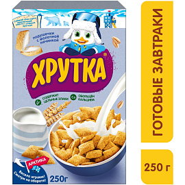 Подушечки Nestle Хрутка хрустящие мультизлаковые с молочной начинкой 250 г