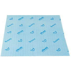 Салфетки хозяйственные Vileda Professional Бризи микрофибра 36х35см 105 г/кв.м синие (25 штук в упаковке)