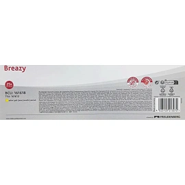Салфетки хозяйственные Vileda Professional Breazy микрофибра 36x35 см 105 г/кв.м жёлтые (25 штук в упаковке)
