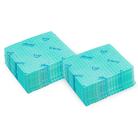 Салфетки хозяйственные Vileda Professional Бризи микрофибра 36х35см 105 г/кв.м зеленые (25 штук в упаковке) фото Салфетки хозяйственные Vileda Professional Бризи микрофибра 36х35см 105 г/кв.м зеленые (25 штук в упаковке)