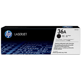 Картридж лазерный HP 36A CB436A черный оригинальный