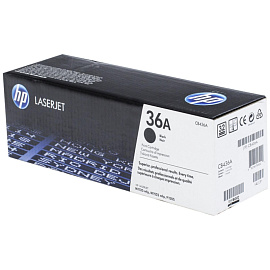 Картридж лазерный HP 36A CB436A черный оригинальный
