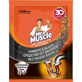 Средство для прочистки труб Мистер Мускул гранулы 70 г