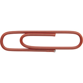 Скрепки канцелярские 33 мм Attache металлические с полимерным покрытием (50 штук в упаковке)