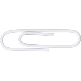 Скрепки канцелярские 33 мм Attache металлические с полимерным покрытием (50 штук в упаковке)