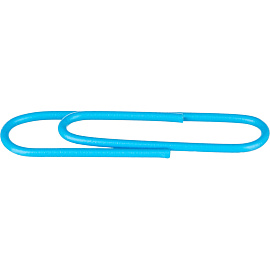 Скрепки канцелярские 33 мм Attache металлические с полимерным покрытием (50 штук в упаковке)