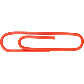 Скрепки канцелярские 33 мм Attache металлические с полимерным покрытием (50 штук в упаковке)