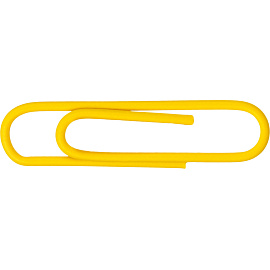 Скрепки канцелярские 33 мм Attache металлические с полимерным покрытием (50 штук в упаковке)