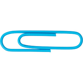 Скрепки канцелярские 33 мм Attache металлические с полимерным покрытием (100 штук в упаковке)