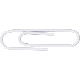 Скрепки канцелярские 33 мм Attache металлические с полимерным покрытием (100 штук в упаковке)