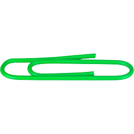 Скрепки канцелярские 33 мм Attache металлические с полимерным покрытием (100 штук в упаковке)