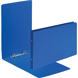 Папка на 2-х кольцах Attache 27 мм горизонтальная синяя до 200 листов