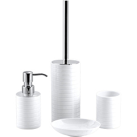 Стакан для ванной Trento белый пластик