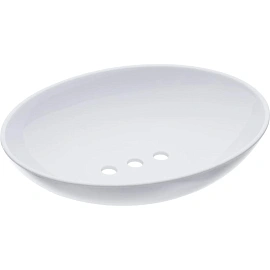 Мыльница Trento белая пластик