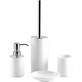 Мыльница Trento белая пластик