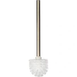 Ершик для унитаза Marmo напольный с подставкой из керамики круглый бежевый