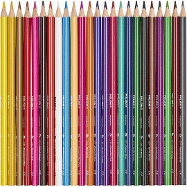 Карандаши цветные Milan 24 карандаша 24 цвета трёхгранные (0722324)
