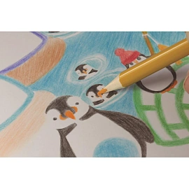 Карандаши цветные Milan 24 карандаша 24 цвета трёхгранные (0722324)