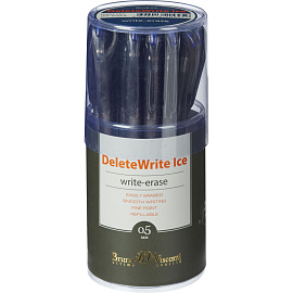 Ручка гелевая со стираемыми чернилами Bruno Visconti DeleteWrite Art Ice синяя (толщина линии 0,5 мм) (артикул производителя 20-0123)