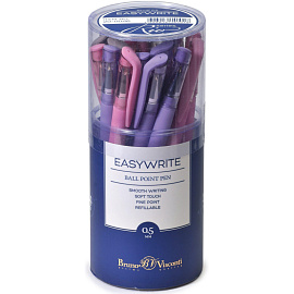 Ручка шариковая неавтоматическая Bruno Visconti EasyWrite Rio синяя (толщина линии 0.5 мм, артикул производителя 20-0046) фото Ручка шариковая неавтоматическая Bruno Visconti EasyWrite Rio синяя (толщина линии 0.5 мм, артикул производителя 20-0046)