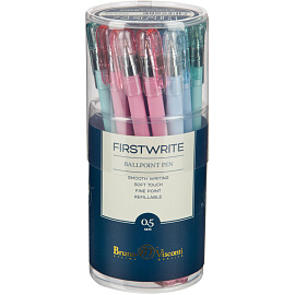 Ручка шариковая неавтоматическая Bruno Visconti FirstWrite Zefir синяя (толщина линии 0.5 мм, артикул производителя 20-0239) фото Ручка шариковая неавтоматическая Bruno Visconti FirstWrite Zefir синяя (толщина линии 0.5 мм, артикул производителя 20-0239)