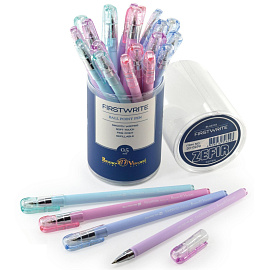 Ручка шариковая неавтоматическая Bruno Visconti FirstWrite Zefir синяя (толщина линии 0.5 мм, артикул производителя 20-0239) фото Ручка шариковая неавтоматическая Bruno Visconti FirstWrite Zefir синяя (толщина линии 0.5 мм, артикул производителя 20-0239)