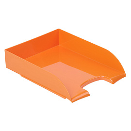 Лоток горизонтальный для бумаг Attache Fantasy пластиковый оранжевый
