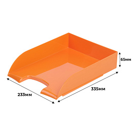 Лоток горизонтальный для бумаг Attache Fantasy пластиковый оранжевый