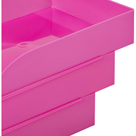 Лоток горизонтальный для бумаг Attache Fantasy пластиковый розовый