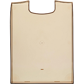 Лоток горизонтальный для бумаг Attache пластиковый коричневый (4 штуки в упаковке)