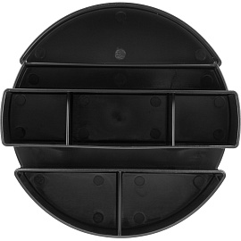 Подставка-органайзер для канцелярских принадлежностей Attache Office 8 отделений черная 8x13x13 см