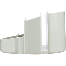 Подставка-органайзер для канцелярских принадлежностей Attache Office 8 отделений серая 8x13x13 см