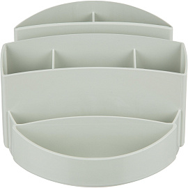 Подставка-органайзер для канцелярских принадлежностей Attache Office 8 отделений серая 8x13x13 см