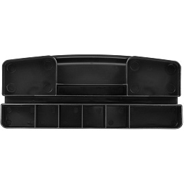 Подставка-органайзер для канцелярских принадлежностей Attache Office 10 отделений черная 9.5x25x6 см