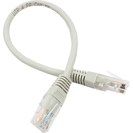 Патч-корд витая пара Cablexpert PP10-0.25M 5e 0,25 м