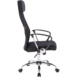 Кресло для руководителя Easy Chair 589 TC чёрное (сетка/ткань, металл)
