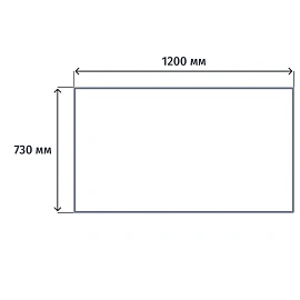 Стол прямой Арго А-002 (бук, 1200х730х760 мм)