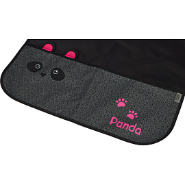 Фартук для труда Комус Класс (№1 School) Panda черный с нарукавниками